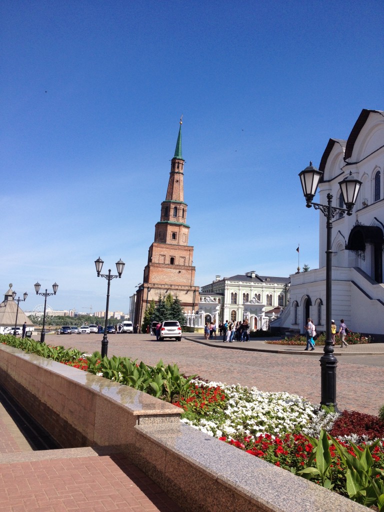Leaning Syuyumbike Tower of Kazan