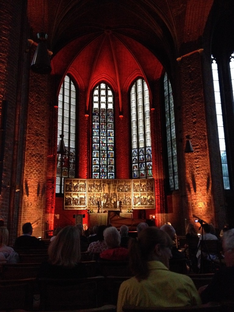 Inside of Market Church where the jazz concert was held