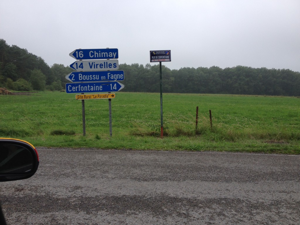 The road to Chimay