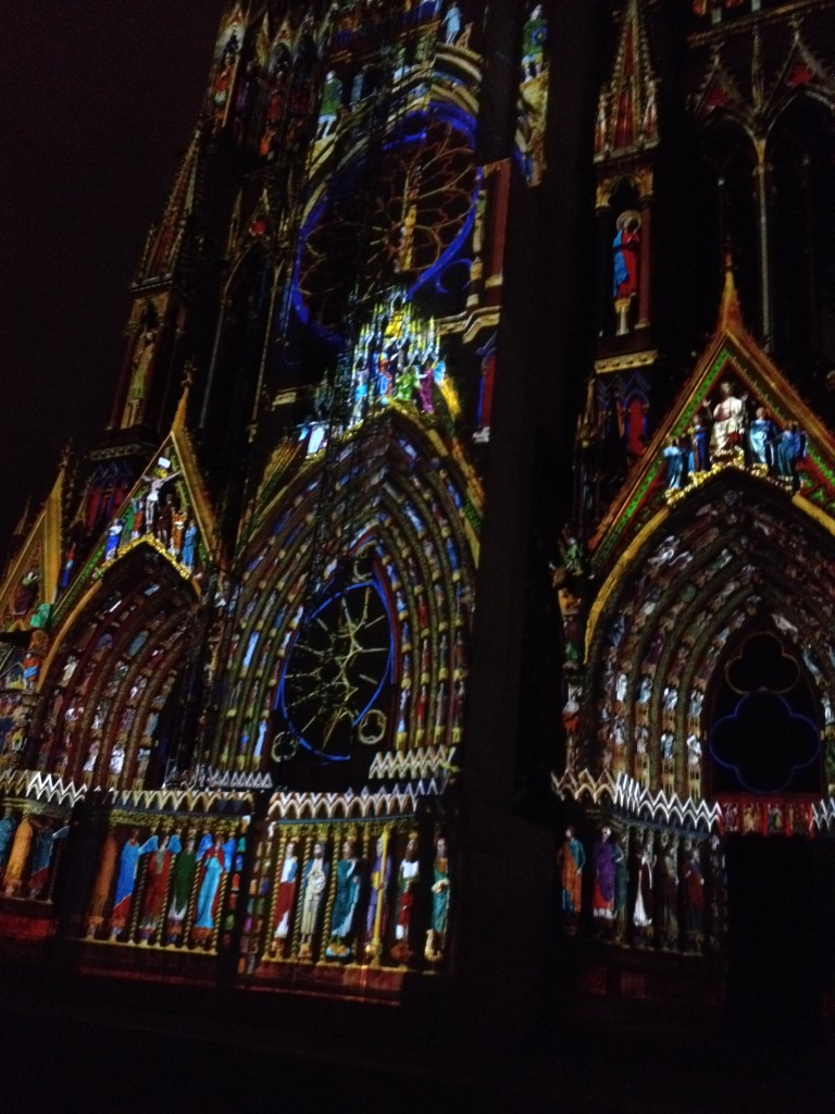 "Dream of Colors" at the cathedral in Reims
