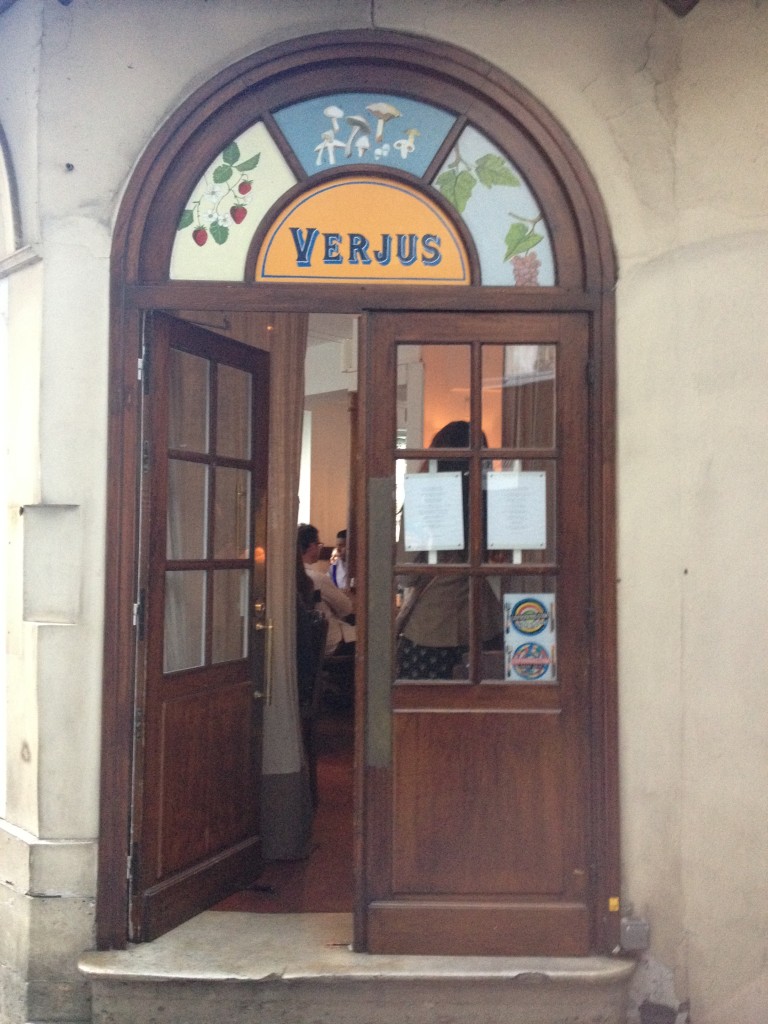 The Verjus restaurant